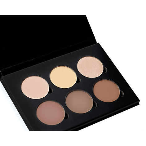 Palette Maquillage Contouring - 6 Poudres Compactes 30g