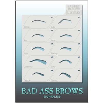 Pochoirs Sourcils BB-BABB-4801 Charismatic Eyebrow Stencils Set