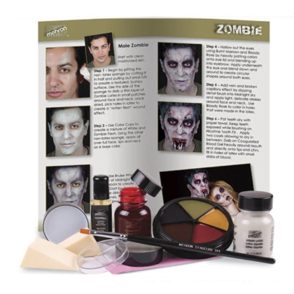 Kit de maquillage Zombie Character Makeup Kit Zombie