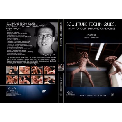 DVD Simon Lee : Sculpture Techniques: How to Sculpt Dynamic Characters