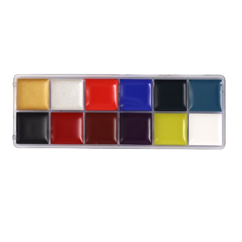 Fards Gras Palette 12 couleurs 55g