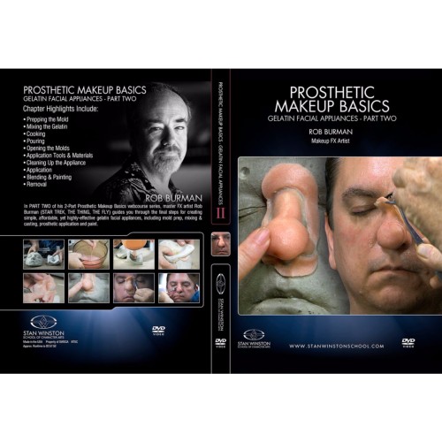 DVD Rob Burman : Prosthetic Makeup Basics - Gelatin Facial Appliances Part 2