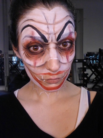 Tutoriel maquillage clown femme