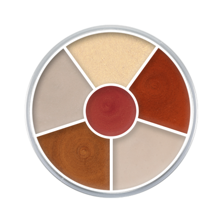 Palette de 6 Fards gras Cream Color Circle Interferenz n°1 30g