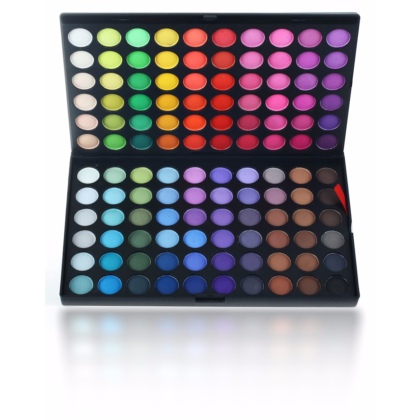 Palette de 120 Fards à Paupières Colorés 450g