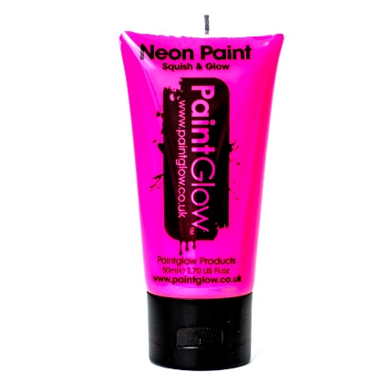 UV Face and Body Paint 50ml - Fard Fluorescent - PINK