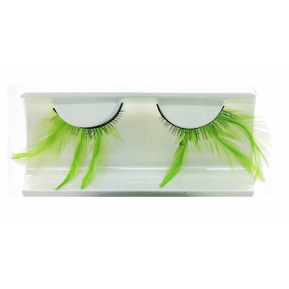 Faux Cils Plumes vert pomme n°064