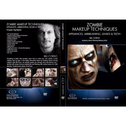DVD Bill Corso : Zombie Makeup - Appliances, Airbrushing, Lenses & Teeth
