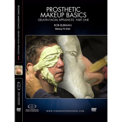 DVD Rob Burman : Prosthetic Makeup Basics - Gelatin Facial Appliances Part 1