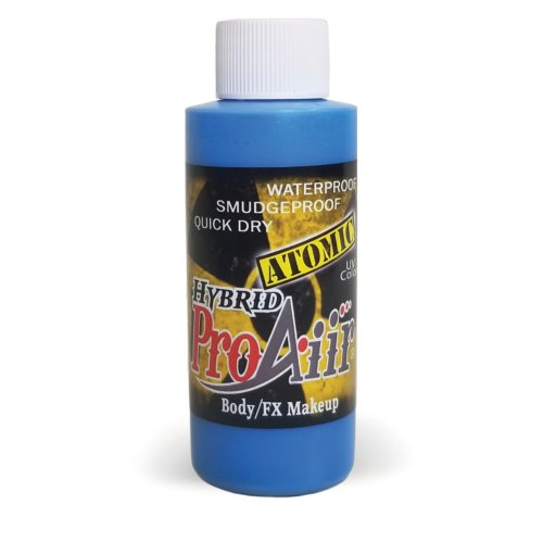 Fard fluide Waterproof FLUO pour aérographe ProAiir HYBRID 2oz (60 ml) - Biohazard Blue