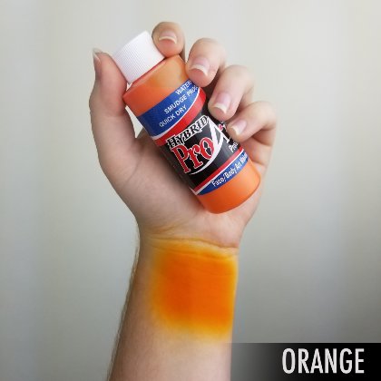 Fard fluide Waterproof pour aérographe ProAiir HYBRID 2oz (60 ml) - Orange