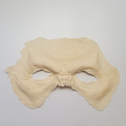 Demi masque de Zombie - Prothèse en mousse de latex