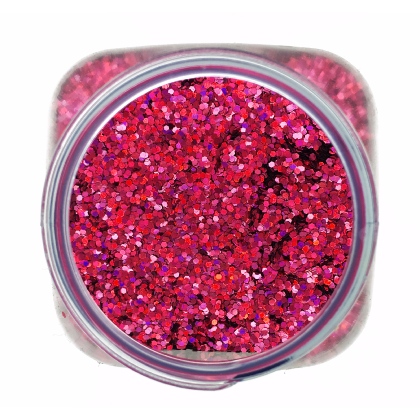 Paillettes Épaisses de maquillage 1mm 100g Rose Fushia Hologramme