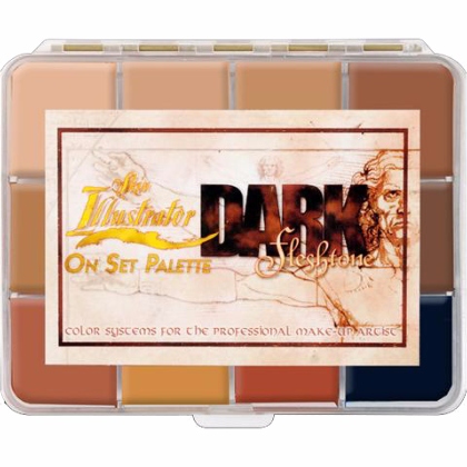 Palette de 10 Fards à Alcool : On Set Dark Fleshtone