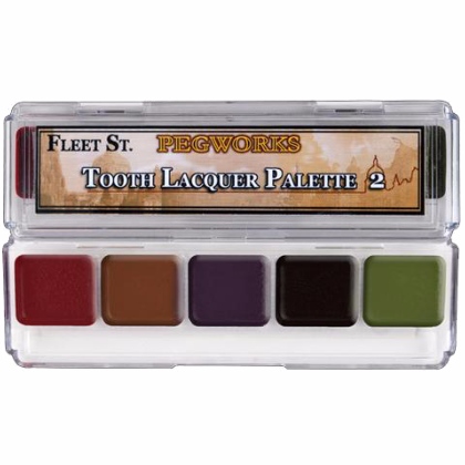 Palette de 5 Fards à Alcool pour les dents : TOOTH LACQUER 2