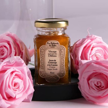 Sucre de Gommage à la Carotte (Rose) 100ml