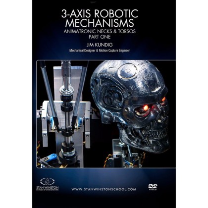 DVD Jim Kundig : 3-Axis Robotic Mechanisms - Animatronic Necks & Torsos - Pt.1