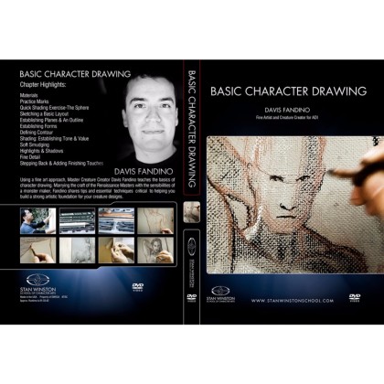 DVD Davis Fandino : Basic Character Drawing