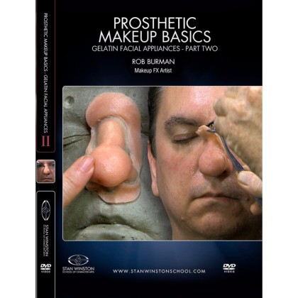 DVD Rob Burman : Prosthetic Makeup Basics - Gelatin Facial Appliances Part 2