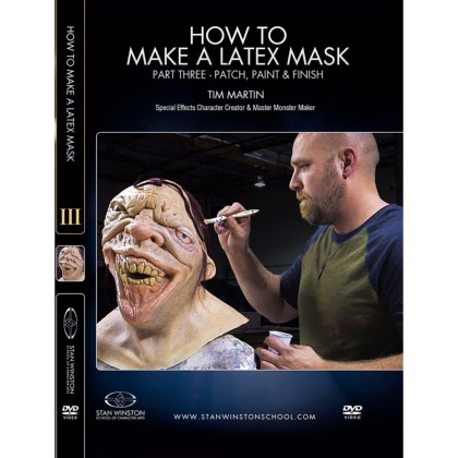 DVD Tim Martin : How to Make a Latex Rubber Mask - Part 3