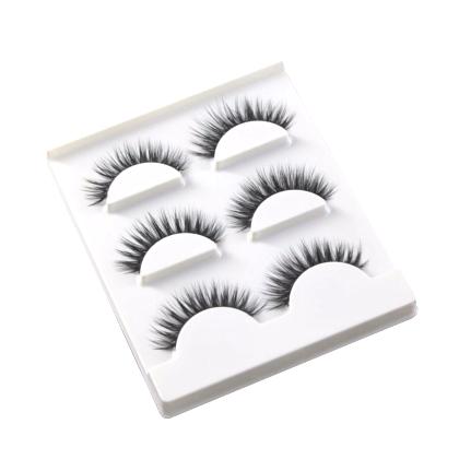 Pack de 3 paires de Faux Cils 3D Naturels