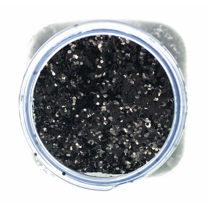 Paillettes paisses de maquillage 1mm 100g Noir