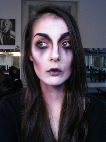 tutoriel maquillage vampire femme - étape 4