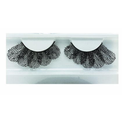 Faux Cils Tissu dentelle noire n°007