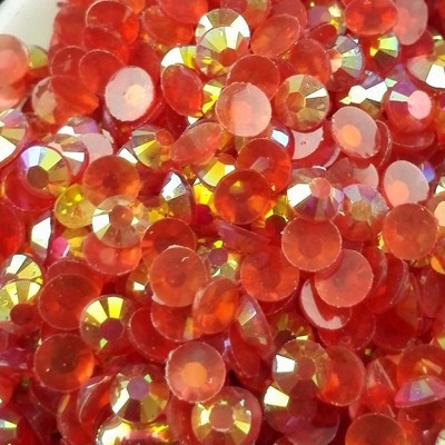 Strass 3mm - 10 000 pièces - AB Transparent Red