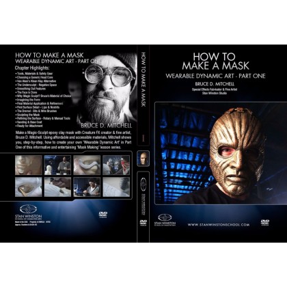 DVD Bruce D. Mitchell : How To Make A Mask - Wearable Dynamic Art Part 1