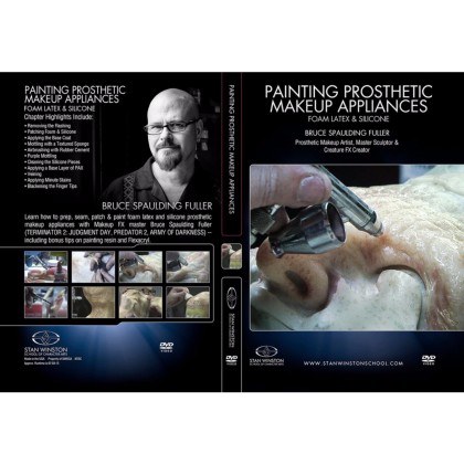 DVD Bruce Spaulding Fuller : Painting Prosthetic Makeup Appliances - Foam, Latex, Silicone