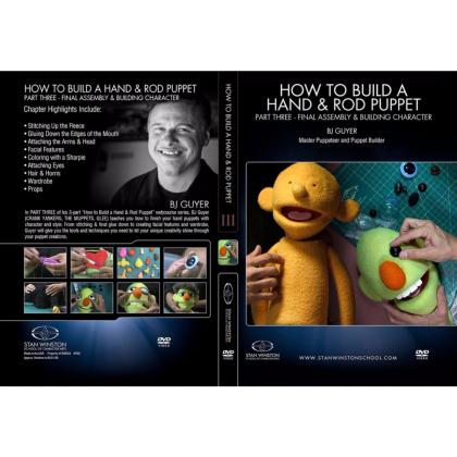 DVD BJ Guyer : How to Build a Hand & Rod Puppet Part 3 - Final Assembly