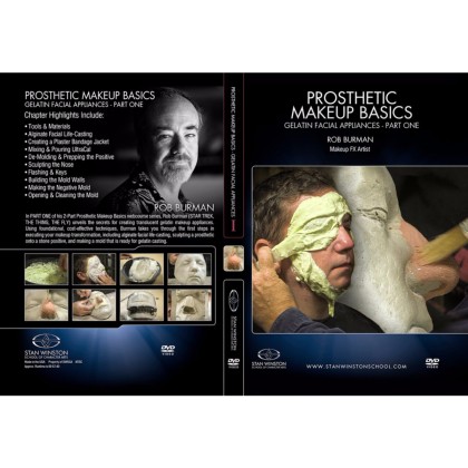 DVD Rob Burman : Prosthetic Makeup Basics - Gelatin Facial Appliances Part 1