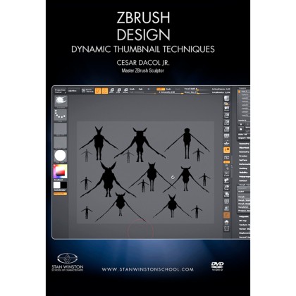 DVD Cesar Dacol Jr. : Zbrush Design - Dynamic Thumbnail Techniques