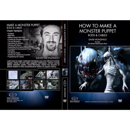 DVD David Monzingo : How To Make A Monster Puppet - Rods & Cables