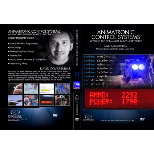 DVD David Covarrubias : Animatronic Control Systems - Arduino Programming Basics - Part 3