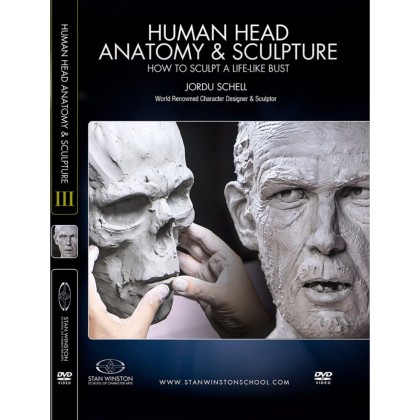 DVD Jordu Schell : Human Head Anatomy & Sculpture