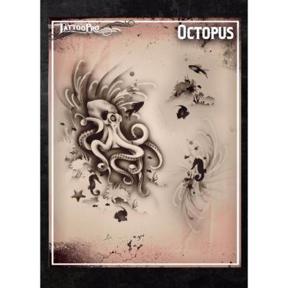 Pochoir Tattoo Pro - Stencils Octopus Pieuvre