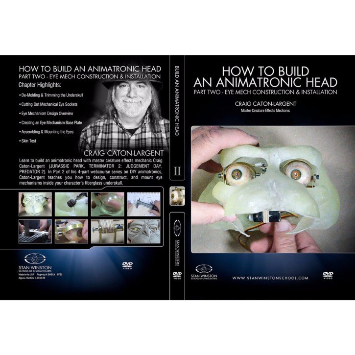 DVD Craig Caton-Largent : How to build an animatronic head. Pt. 2