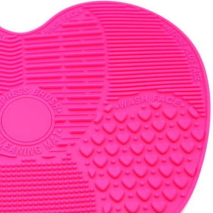 Pièce en silicone texturée pour nettoyer les pinceaux - Modèle de taille moyenne