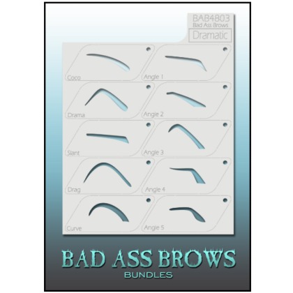 Pochoirs Sourcils BB-BABB-4803 dramatic eyebrow stencils set