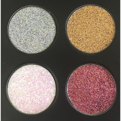 Palette de 4 Fards à Paupières PAILLETTES n°04