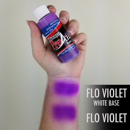 Fard fluide Waterproof FLUO pour aérographe ProAiir HYBRID 2oz (60 ml) - Flo Violet