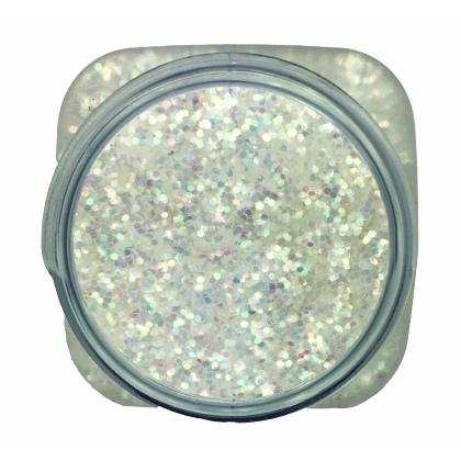 Paillettes paisses de maquillage 1mm 100g Cristal Bleu Hologramme