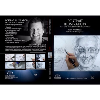 DVD Terry Wolfinger : Portrait Illustration - Part 1 - Pencil Drawing Techniques