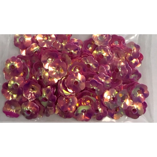 Décorations Fleurs PVC 200 pièces 7mm ROSE