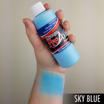 Fard fluide Waterproof pour aérographe ProAiir HYBRID 2oz (60 ml) - Sky Blue