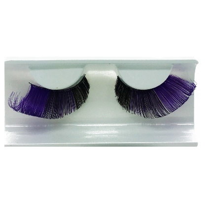 Faux Cils Colorés violet et noir n°005