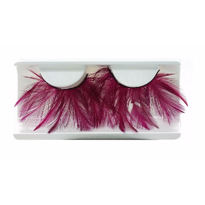 Faux Cils Plumes rose n°021