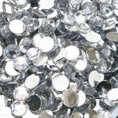 Strass 6mm - 1000 pièces - Multiple Facets Clear